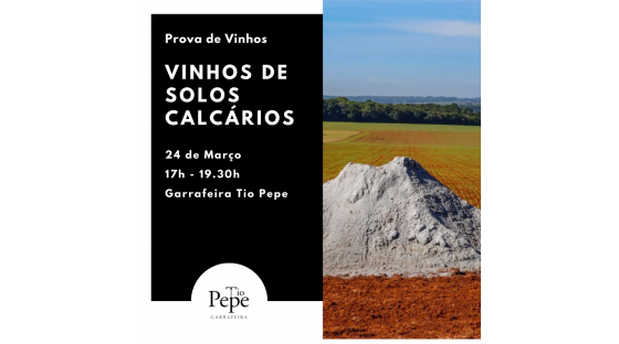 PROVA VINHOS DE SOLOS CALCÁRIOS